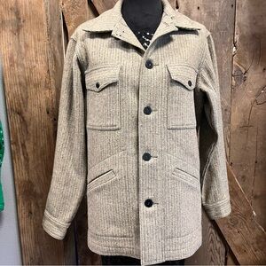 Pendleton Men's Beige Wool Shirt Jacket
